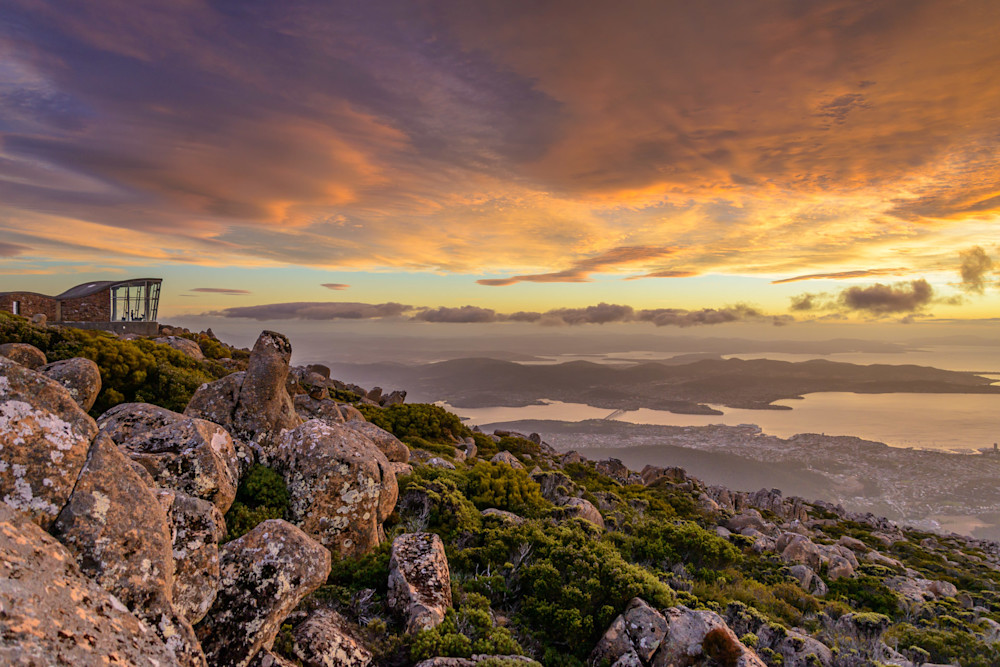 Wellington Sunrise - kunanyi Mount Wellington Hobart Tasmania