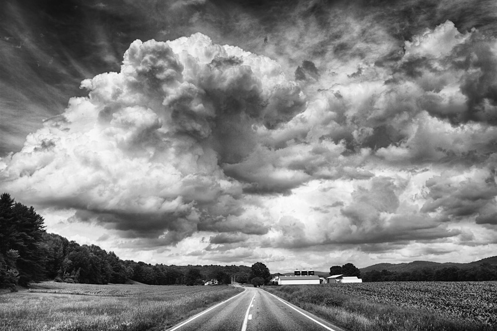 Road Straight To Hartland Photography Art | Nathan Larson Photography