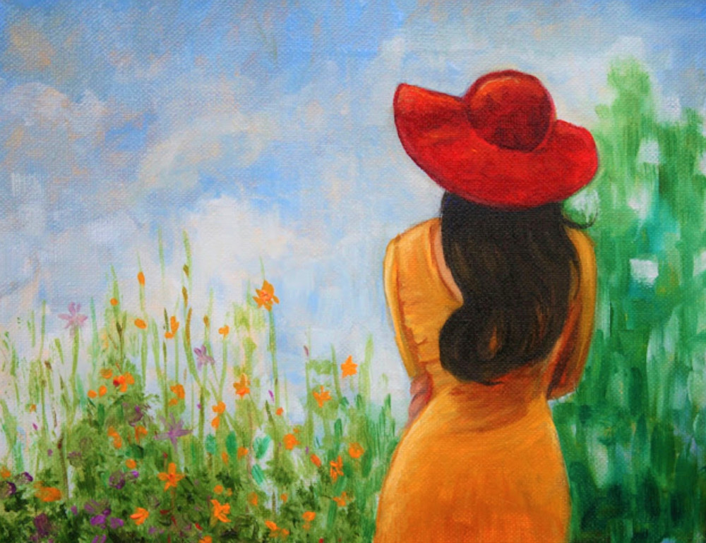 The Red Hat Fine Art Print by Hilary J. England