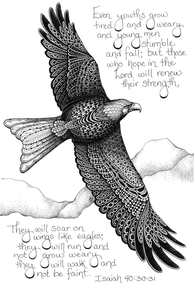 Isaiah 40 (eagle)