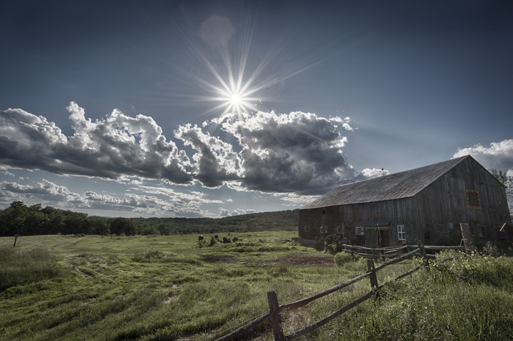 Summer Sun Rays on the Barn Summer Sun Rays on the Barn
