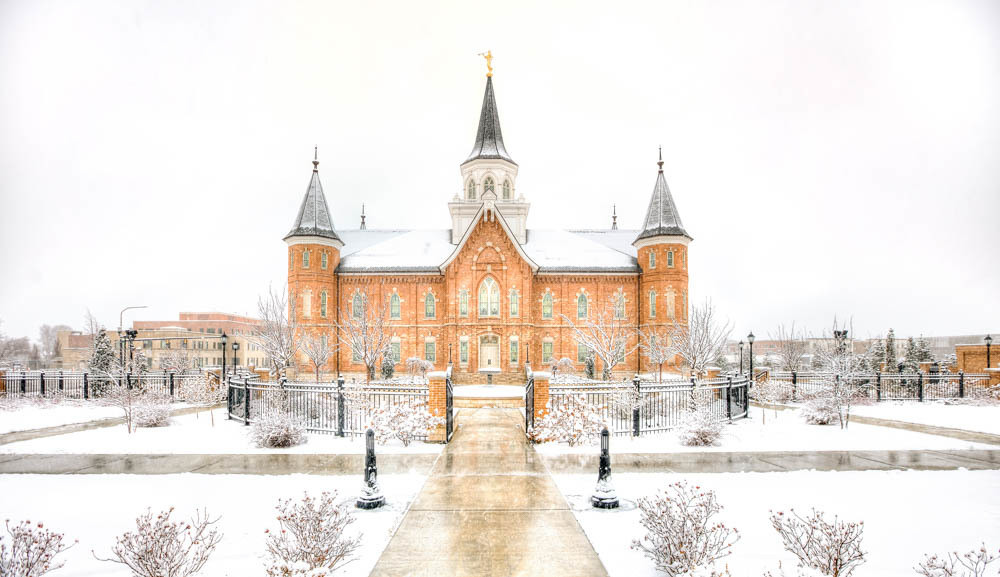 Provo City Center Temple - Snowstorm