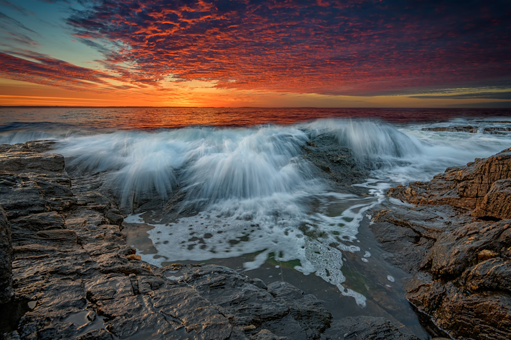Waves Crash at Daybreak by Rick Berk Waves Crash at Daybreak by Rick Berk