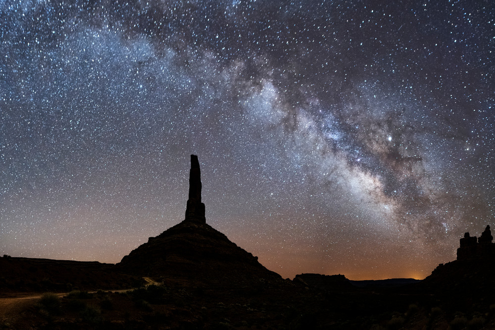 Milky Way Over Valley Of The Gods Photography Art | marcyephotography
