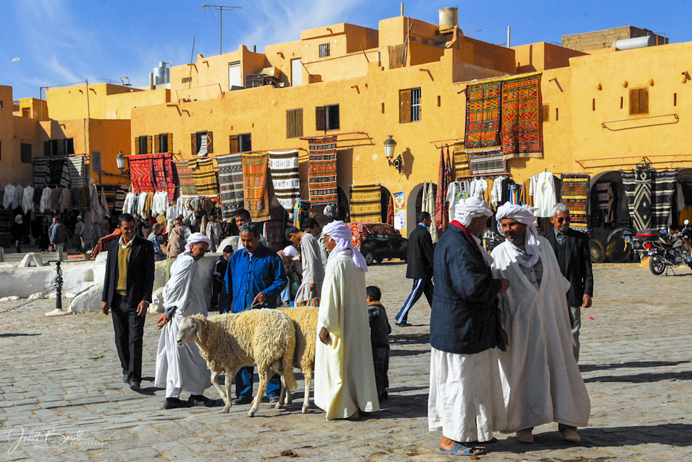 Main market square in Ghardaia