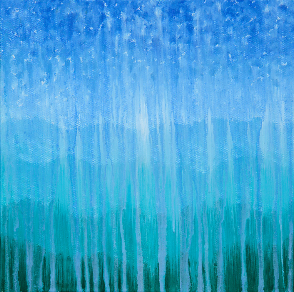 Forested Mountain Rain Ii Art | Rachel Brask Studio, LLC