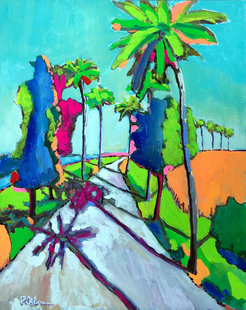 Tropical Trail | Fine Art Painting Print by Rick Osborn