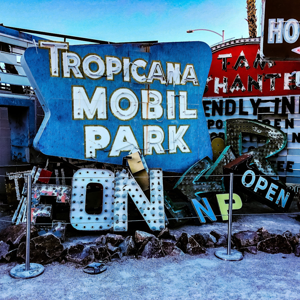 Tropicana Mobil Park Photography Art | Fire Sign Creations, LLC