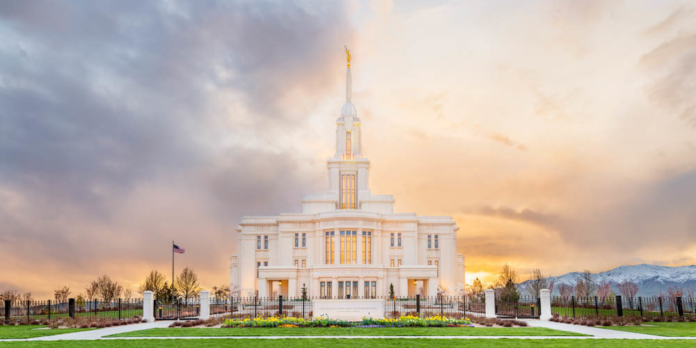 Payson Temple - Evening Glow