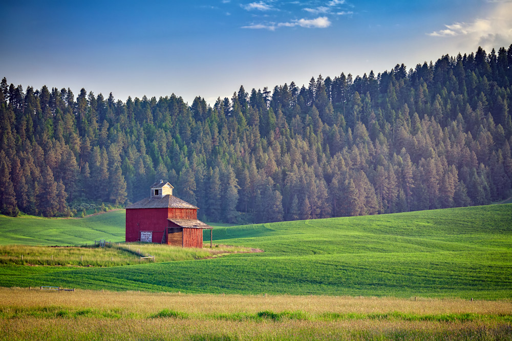 The Old Red Barn by Rick Berk The Old Red Barn by Rick Berk