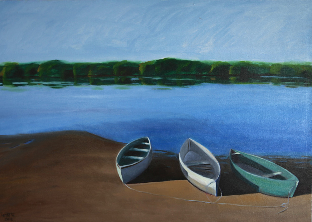 Barra Boats # 2 Art | Dave Lambeth Fine Art