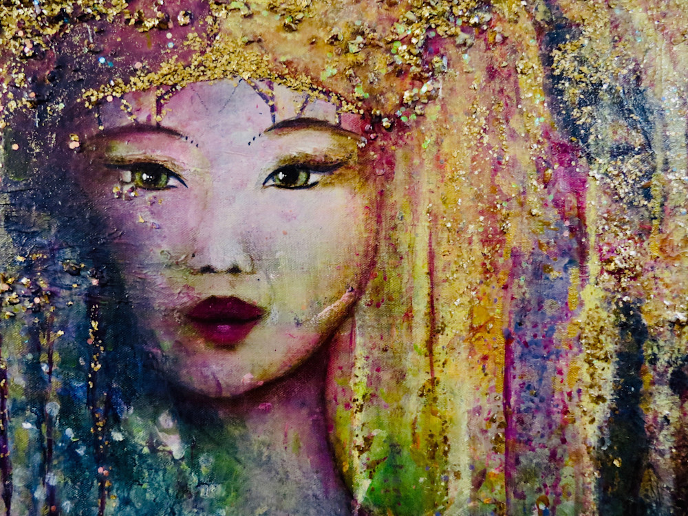 Queen Of Heaven Close Up Art | Sacred Star Arts
