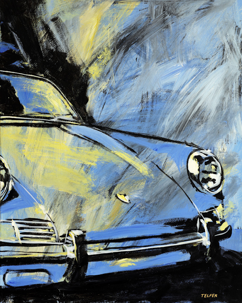 Blue Yellow Early 911 Art | Telfer Design, Inc.