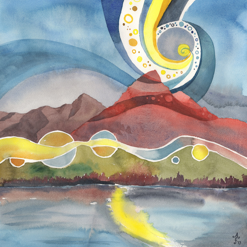 Mountain Morning Song   Alaska Art Print Art | Amanda Faith Alaska Paintings / Estuary Arts, LLC
