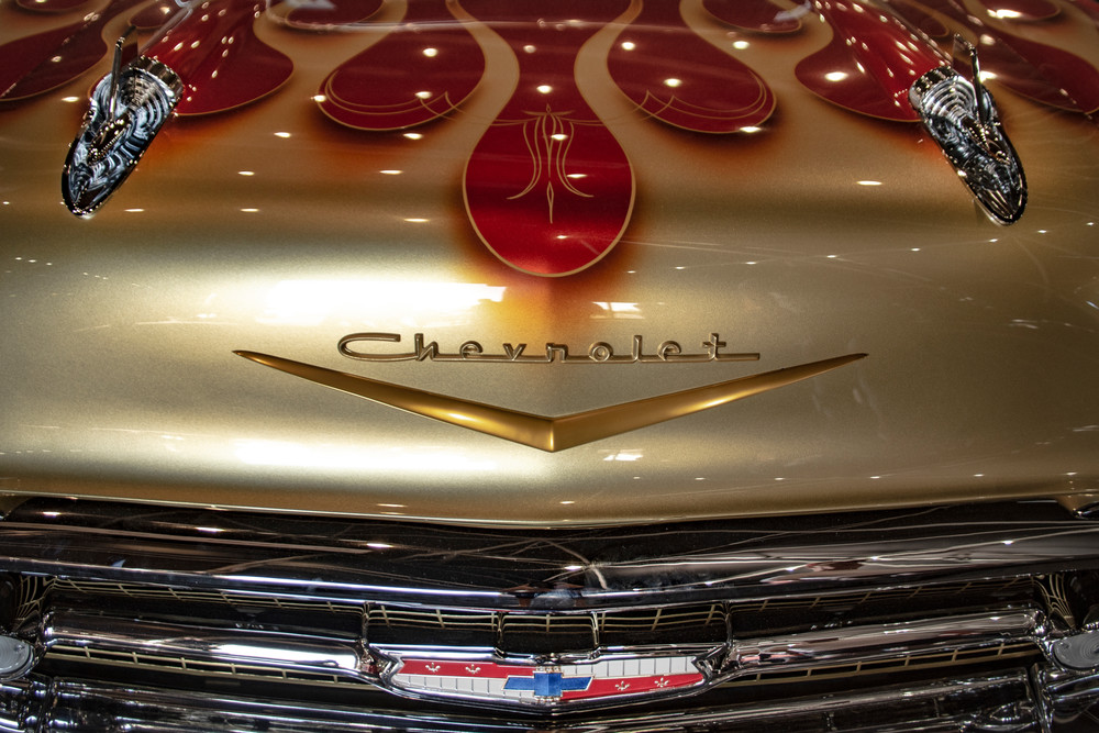 'Shiny Drop of Chevy' Photograph by Nancy Miller for sale as Fine Art
