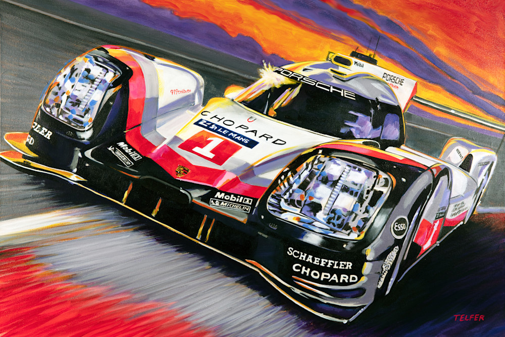 Porsche 919 Le Mans Art | Telfer Design, Inc.