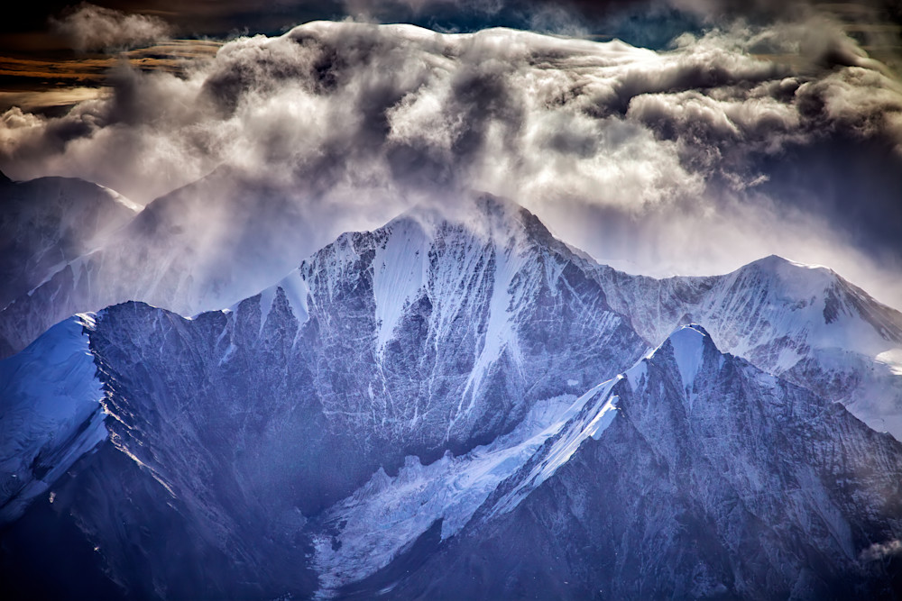 Building Clouds Over Mount Huntington | Shop Photography by Rick Berk Building Clouds Over Mount Huntington | Shop Photography by Rick Berk