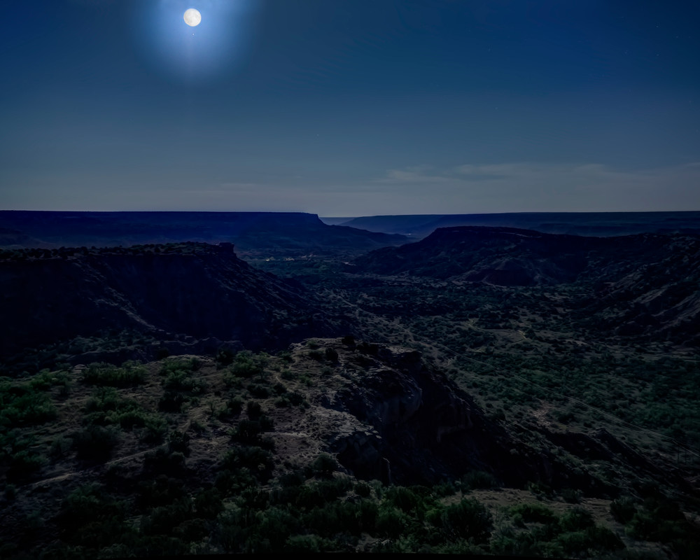 Moon over the Canyon