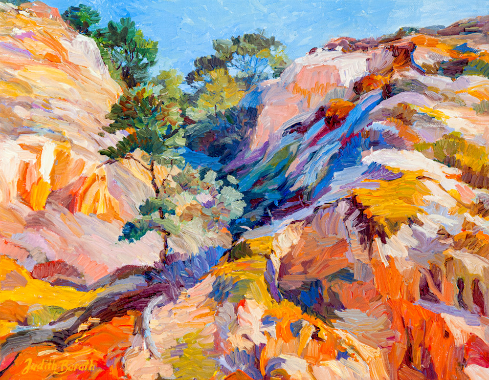 California Torrey Pine Landscape Oil Painting Artwork For Sale, Buy Art Online | Judith Barath