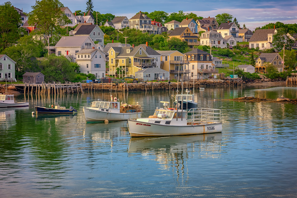 Evening in Stonington Harbor | Shop Photography by Rick Berk Evening in Stonington Harbor | Shop Photography by Rick Berk