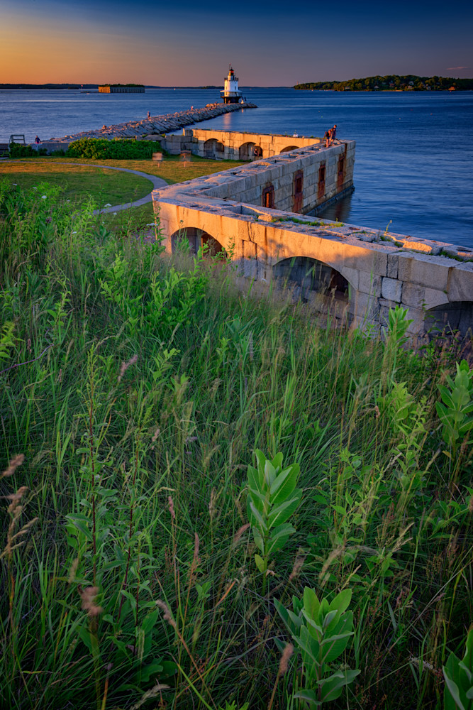 Spring Point Ledge Lighthouse & Fort Preble | Shop Photography by Rick Berk Spring Point Ledge Lighthouse & Fort Preble | Shop Photography by Rick Berk