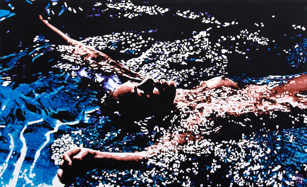 The Night Swimmer Print Art | Todd Monk Art
