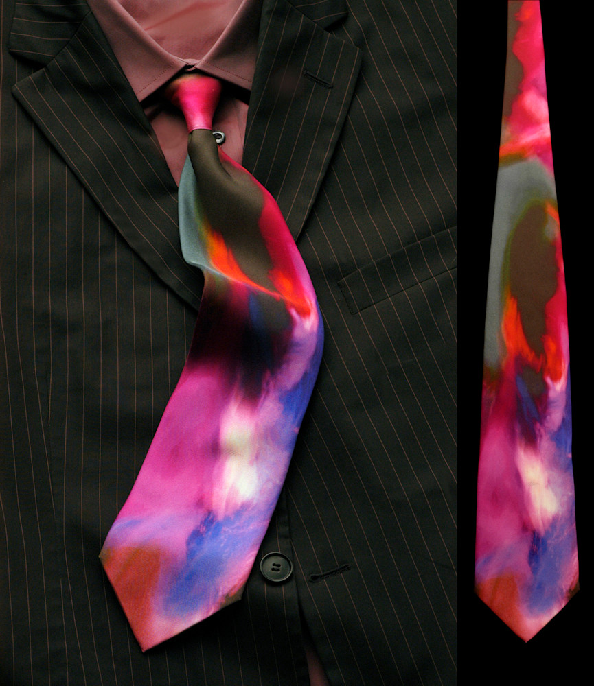 Geisha - Italian Silk Tie by Stephen Moody - Moody Fine Art