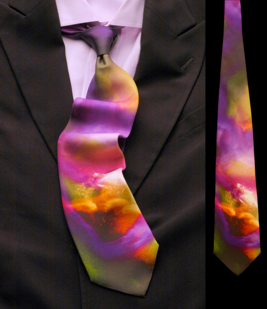 La Bete du Maitre - Italian Silk Tie by Stephen Moody - Moody Fine Art