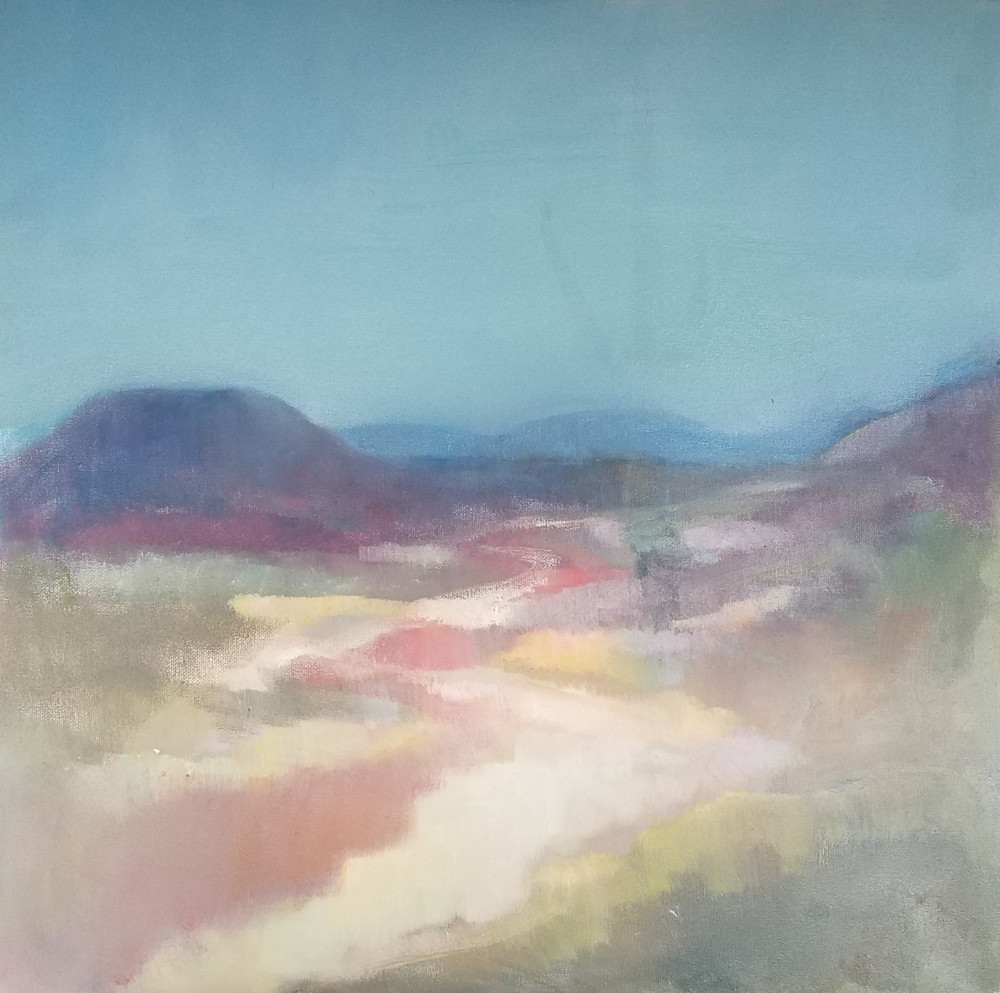 Morning Walk In The Desert Art | Peg Connery-Boyd Artwork