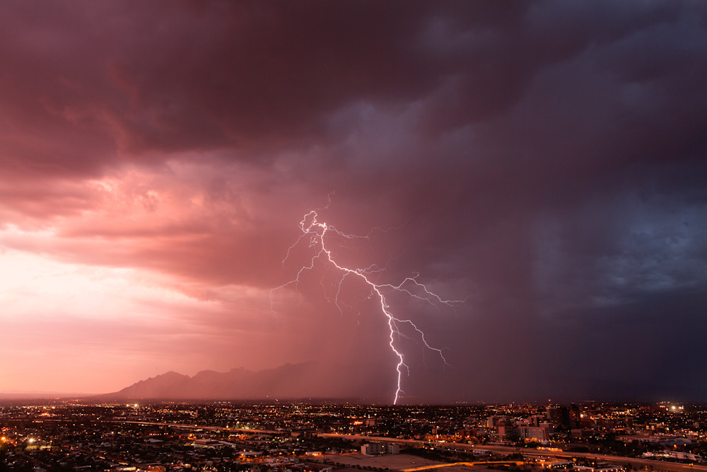 A bolt over Tucson