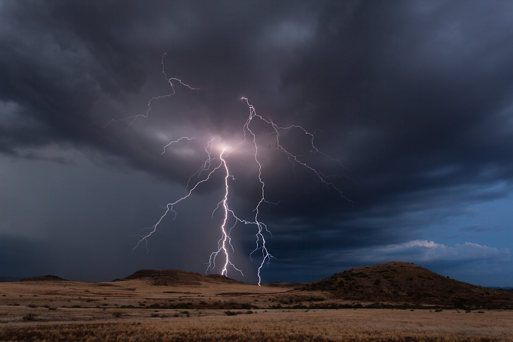 Lightning near Camp Verde