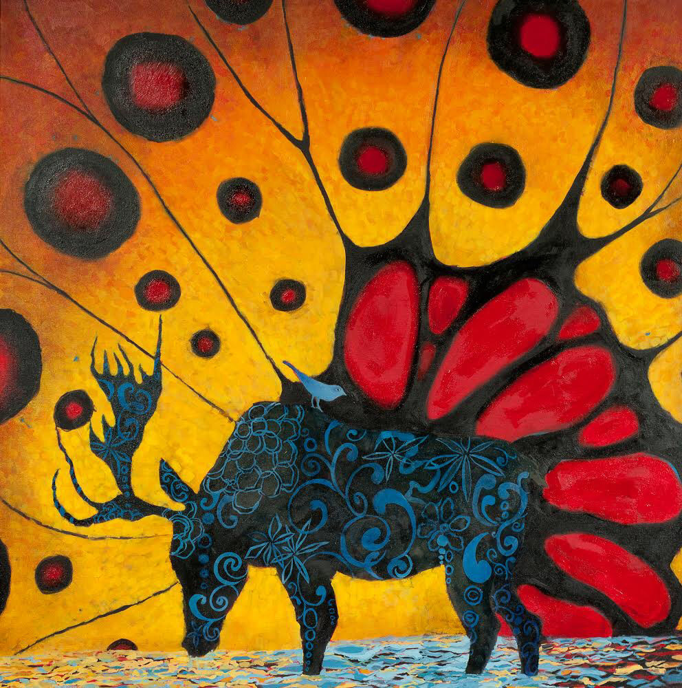 Illustration Butter Moose Art Photographicsart