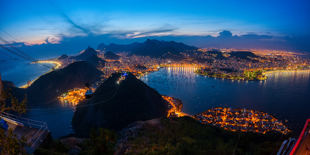 Rio At Night Photography Art | Peter Batty Photography