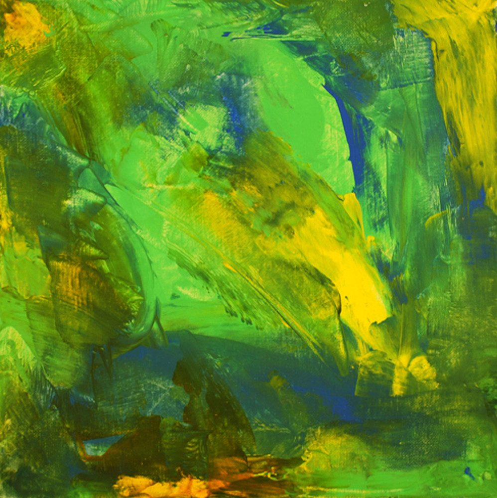 Green, Abstract, Abstract Expressionism, 