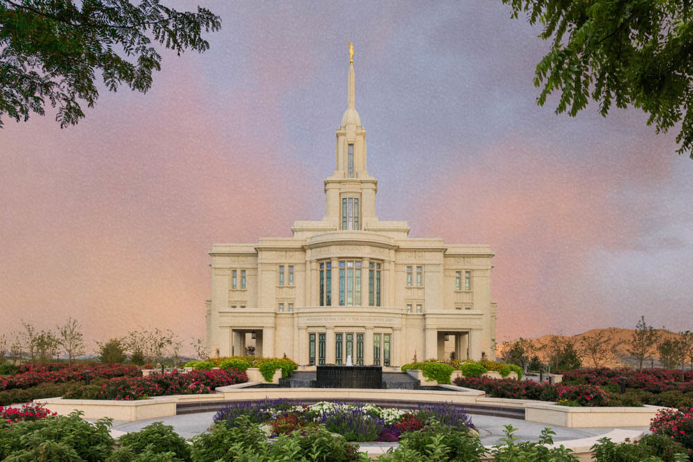 Payson Utah Temple - A House of Peace