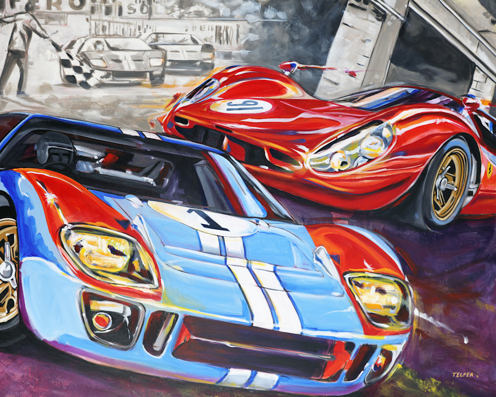 Ford Vs Ferrari  Art | Telfer Design, Inc.