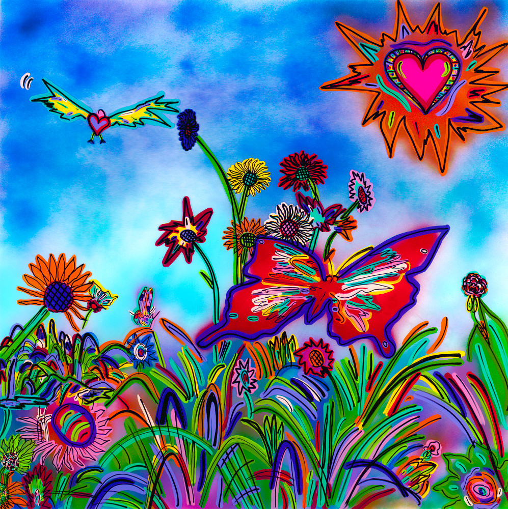"The Red Butterfly" Art | JD Shultz Art