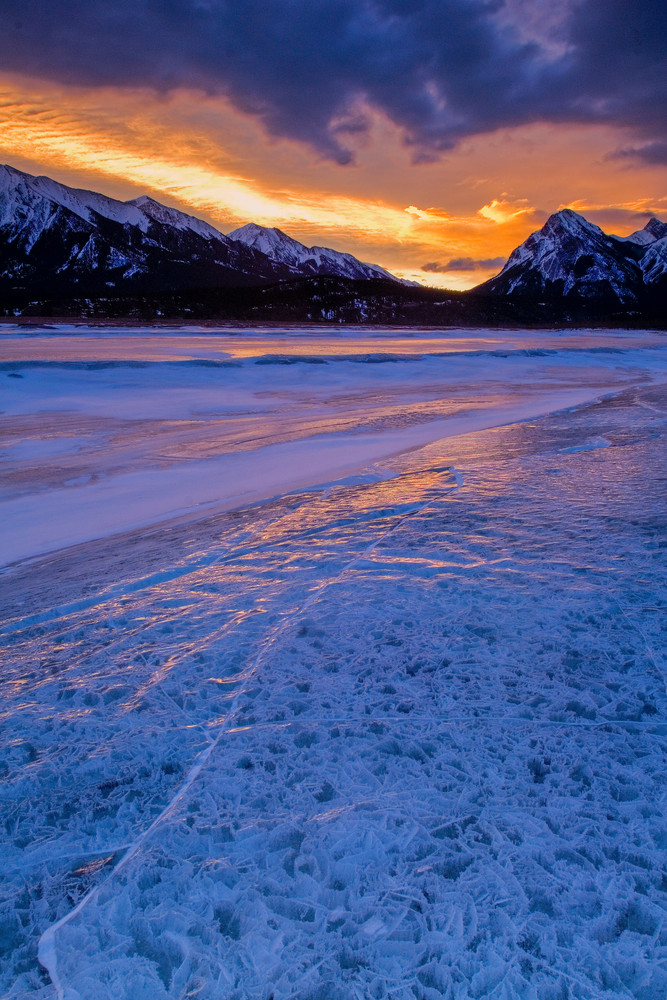Sunrise Ice Patterns Art | Craig Primas Photography