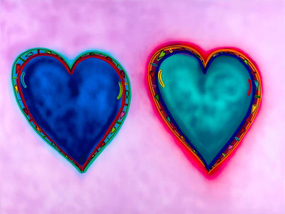 Love Times Two | Heart Art | JD Shultz Art