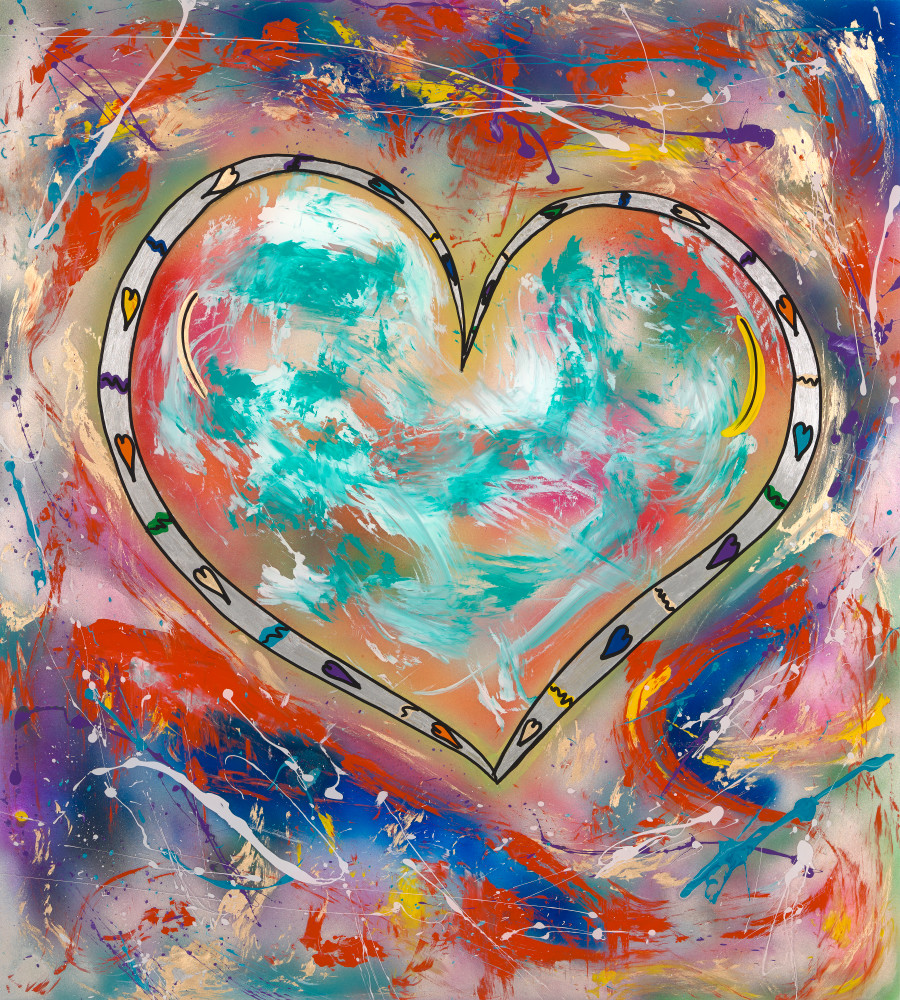 Love Reigns | Heart Art | JD Shultz Art