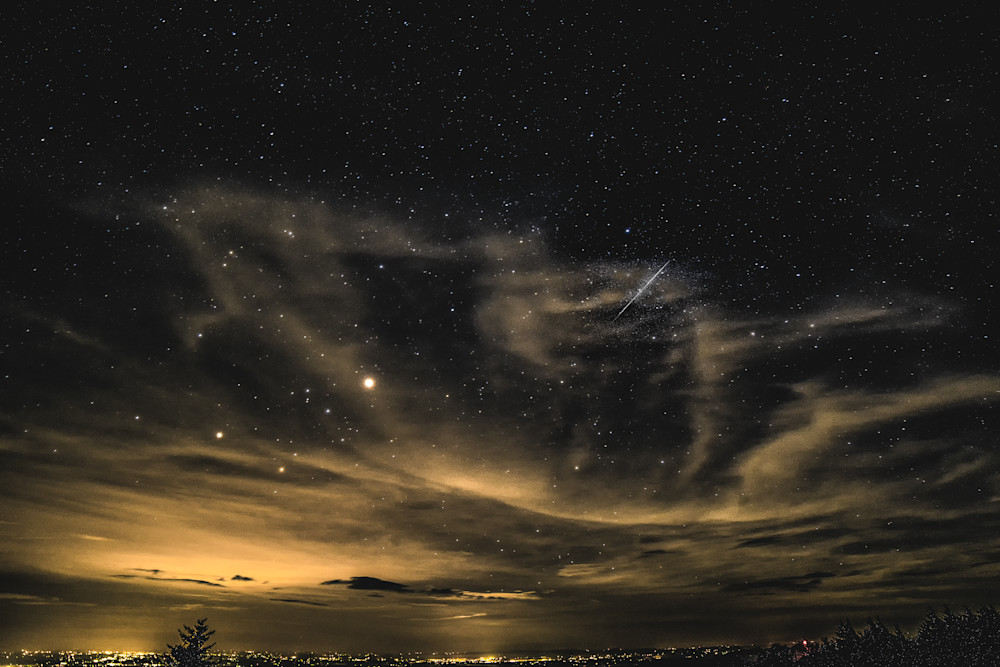 Early Morning Meteor Art | Drew Campbell Photography