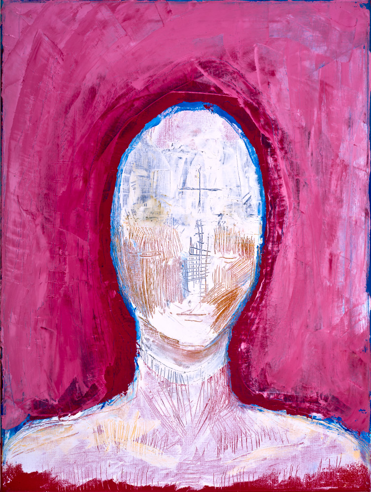 Inner Self Portrait Pink Art | Eric Grab Art