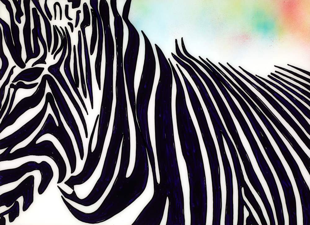 I The Moment of a Blue Sun | Zebra Art | JD Shultz I The Moment of a Blue Sun | Zebra Art | JD Shultz
