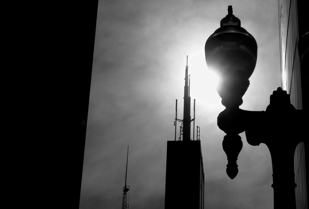  Skyscraper Silhouette, Chicago Photography Art | Peter Welch