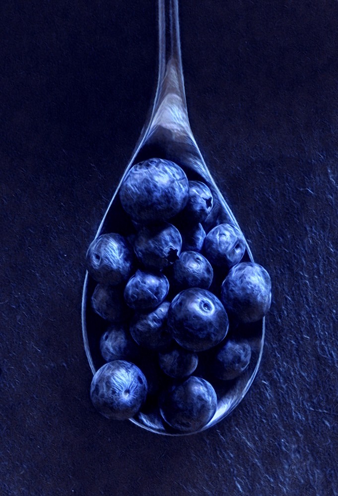 Blueberries Spoon
