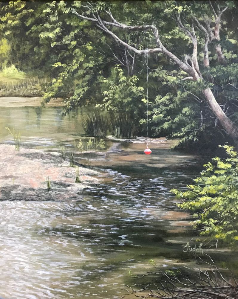 Found The River, Lost My Bobber Art | Alana Judah Art