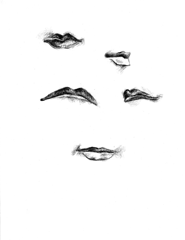 lip drawing