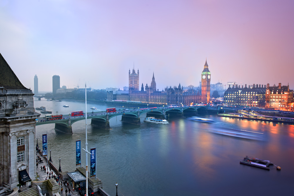Evening Over Parliament Photography Art | templeimagery