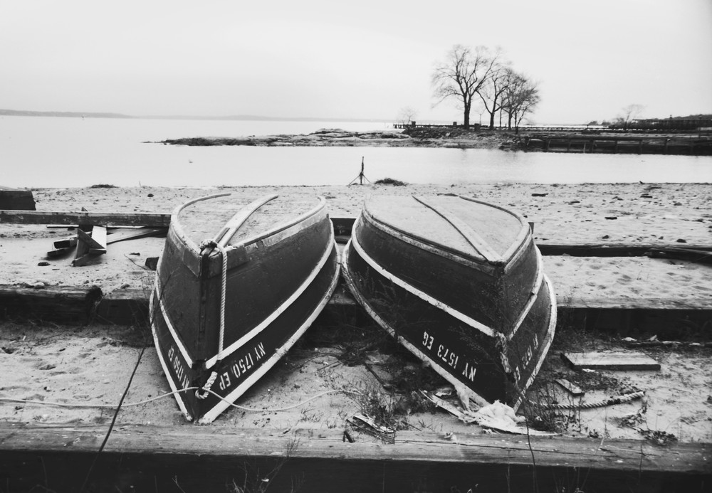 Row Boats On Long Island Sound Photography Art | Peter Welch