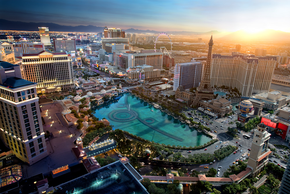 Vegas Sunrise Photography Art | templeimagery